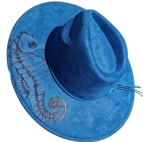 Seahorse Wide Brim Hat