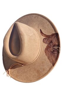 Highland Bull Wide Brim Hat